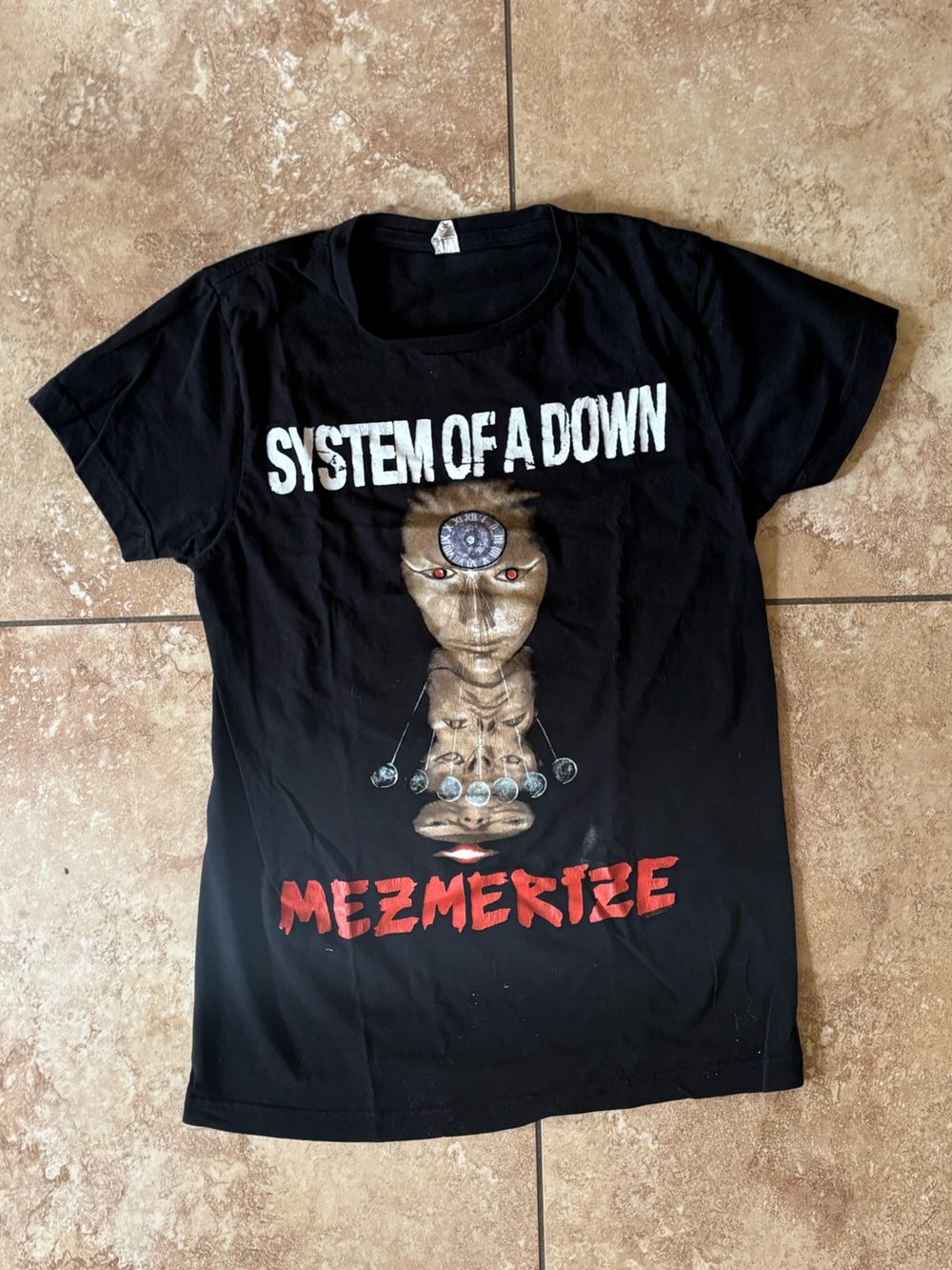 Official Merch System of a Down 'Mezmerize' Black Graphic T-Shirt Size XS Women’